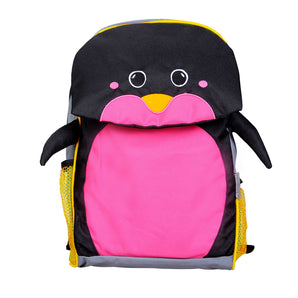 My Milestones PVC-FREE 3D Animal Series Kids/Toddlers Fun Backpack - Penguin