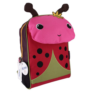 My Milestones PVC-FREE 3D Animal Series Kids/Toddlers Fun Backpack - Ladybug