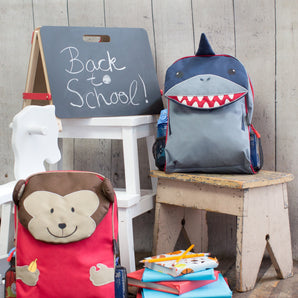 My Milestones PVC-FREE 3D Animal Series Kids/Toddlers Fun Backpack - Shark.