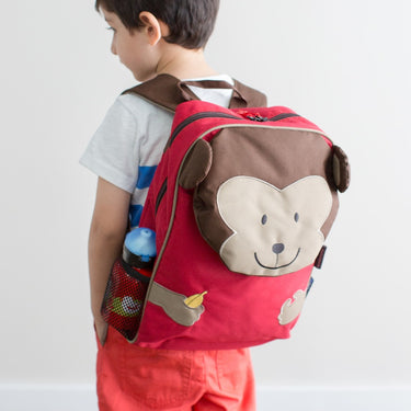 My Milestones PVC-FREE 3D Animal Series Kids/Toddlers Fun Backpack - Monkey.