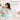 Baby Hooded Towel - Muslin Hood - Blue Tint Solid - MyMilestones 