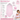 Baby Hooded Towel - Muslin Hood - Parfait Pink Stripes - MyMilestones 