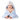 Baby Hooded Towel - Dual Layered - Blue Bell - MyMilestones 