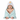 Baby Hooded Towel - Dual Layered - Blue Tint - MyMilestones 