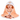 Baby Hooded Towel - Dual Layered - Tropical Peach - MyMilestones 