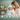 The Wolley Baby Hooded Towel - White & Blue Tint - MyMilestones 