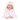 The Bunny Blush Baby Hooded Towel - White & Parfait Pink - MyMilestones 