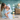 The Woofy Baby Hooded Towel - White & Blue Bell - MyMilestones 