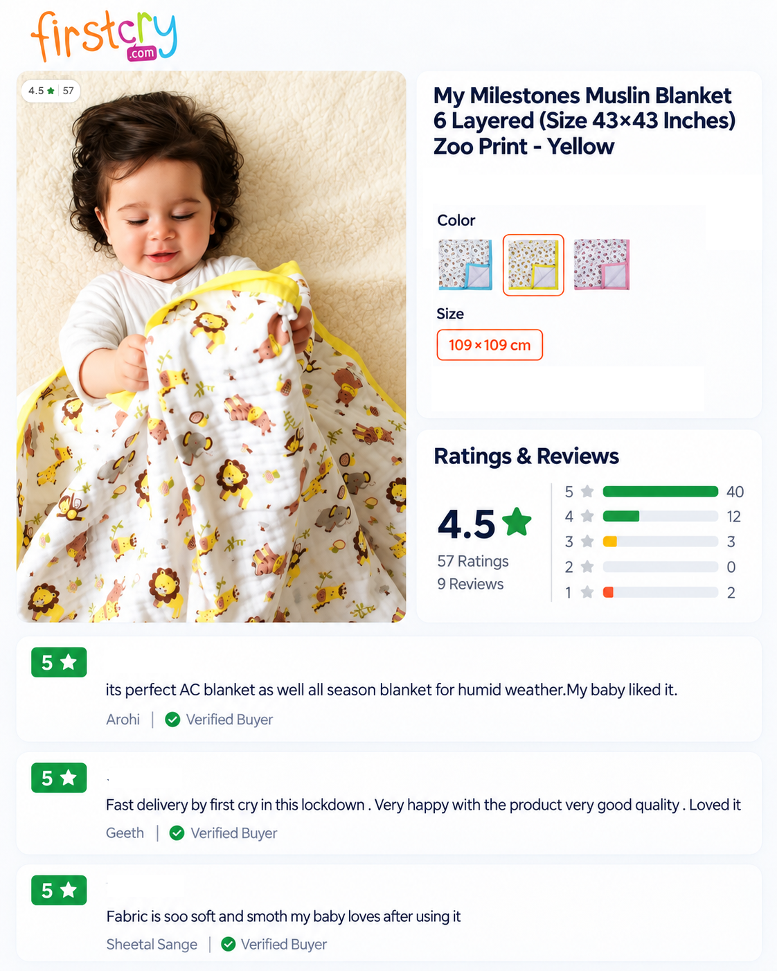 Baby Accessories Customer Review