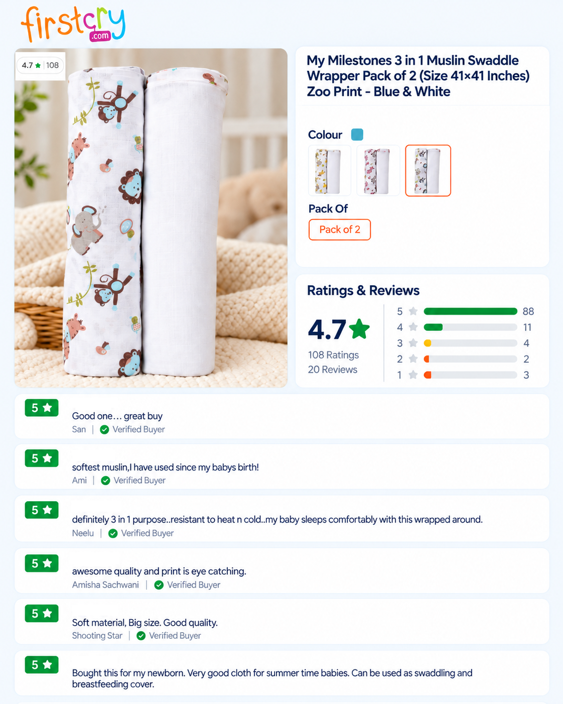 Baby Accessories Customer Review