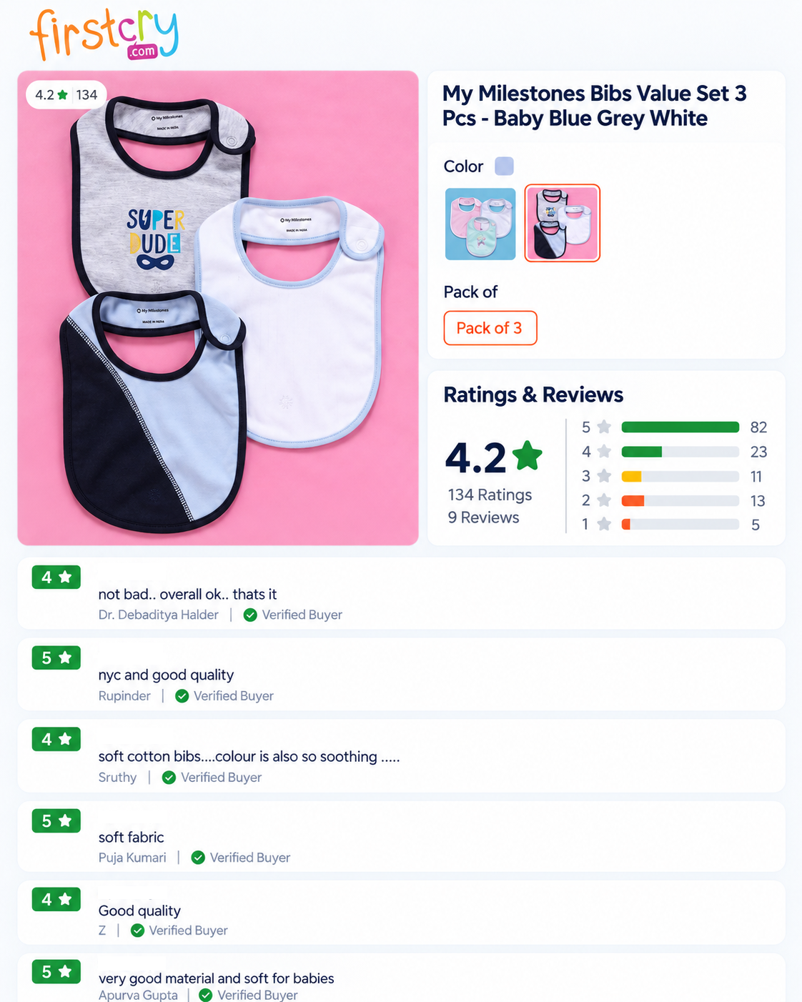 Baby Accessories Customer Review