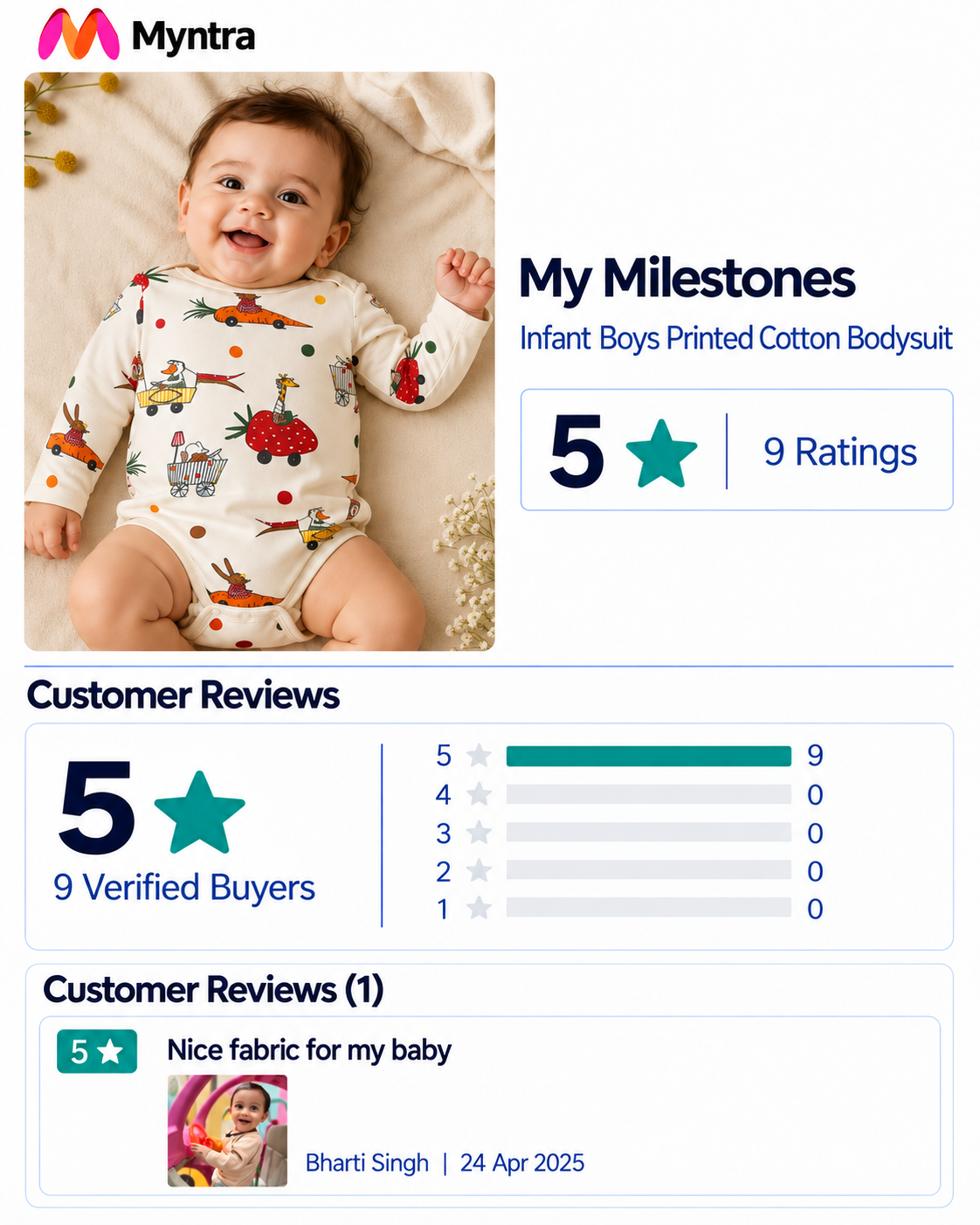 Baby Fashion Customer Review