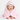 Baby Hooded Towel - Muslin Hood - Parfait Pink Stripes - MyMilestones 