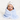 Baby Hooded Towel - Muslin Hood - Blue Bell Stripes - MyMilestones 