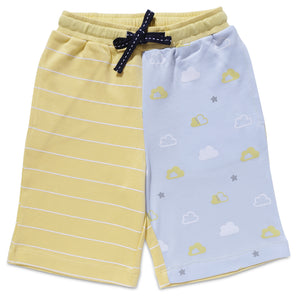 Shorts - Boys - Color Print Block - Yellow