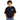 Drop Shoulder Tee With Front N Back Wave Print - Navy Blue - MyMilestones 