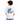 Drop Shoulder Tee With Front N Back Wave Print - White - MyMilestones 