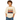 Drop Shoulder Tee With Wave Color Block Print - Ecru - MyMilestones 