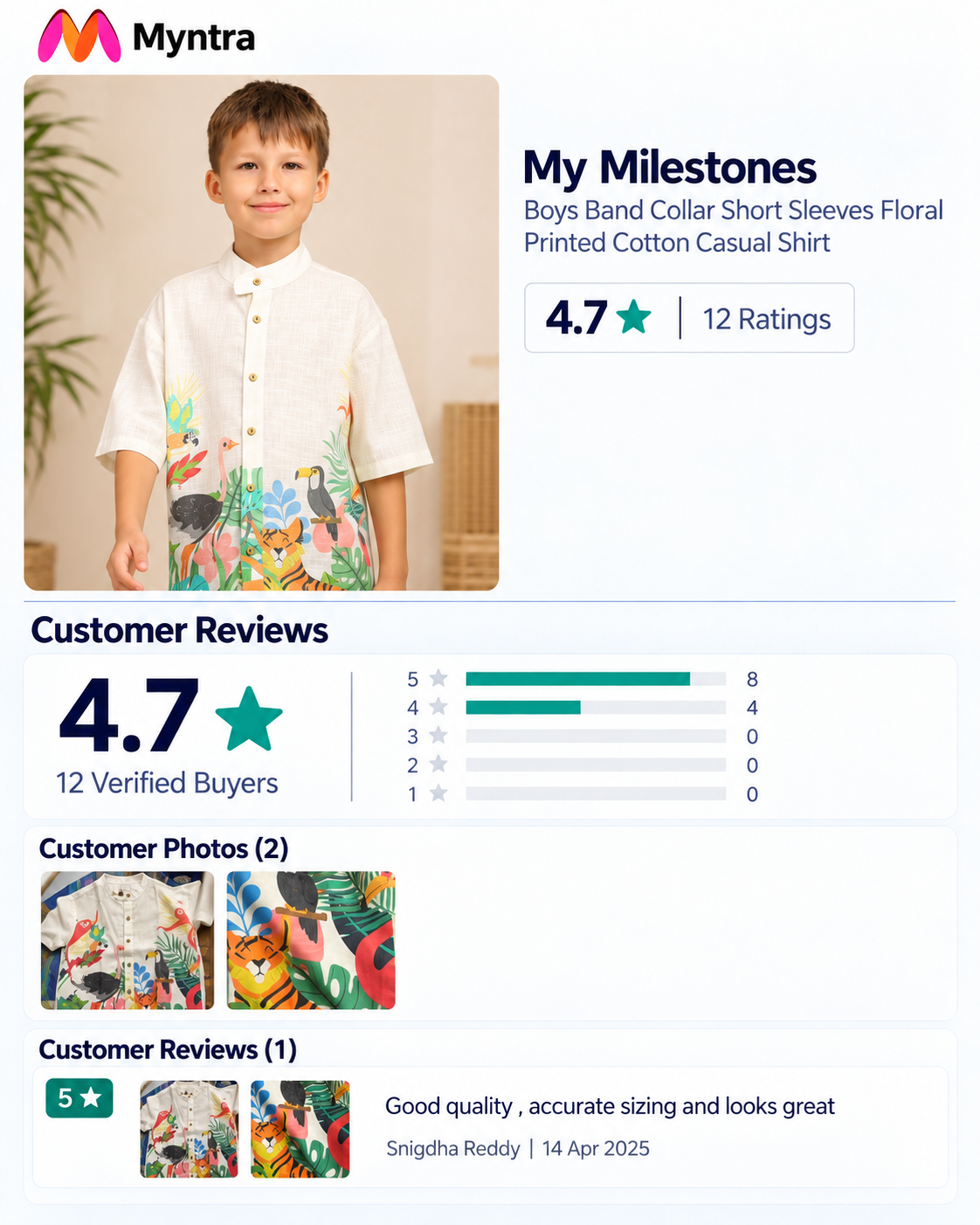 Customer review of Kids Fashion