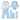 Infant Essentials Gift Set A - 6Pcs - Blue - MyMilestones 