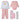 Infant Essentials Gift Set A - 6Pcs - Pink - MyMilestones 