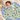 Baby Interlock Reversible Blanket - Teepee Print - Green