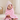 Baby Hooded Towel - Muslin Hood - Parfait Pink Solid (30 Inch x 30 Inch)