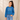 Drop Shoulder Tee - Jasper Blue
