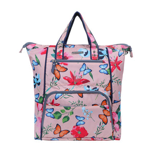 Baby Diaper Bag - Suave Backpack - Peach Floral