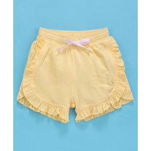 Shorts Value Set for Girls - Yellow