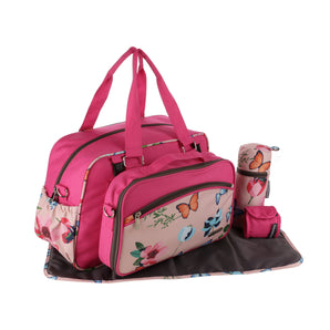 Duo Detach 2-In-1 Baby Diaper Bag/Mothers Bag - Pink Blossom