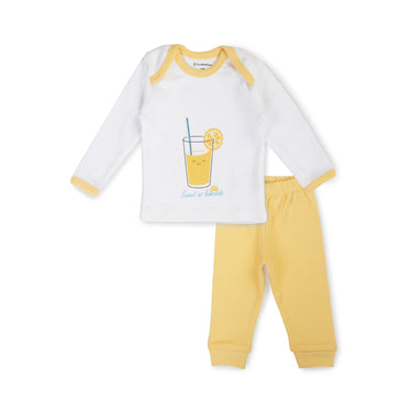 Baby Top And Bottom Set - Boys - Yellow