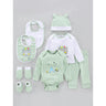 Infant Essentials Clothing Gift Set - 8pc - Full Sleeves - Boys - Sage Green - MyMilestones 