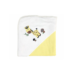 Baby Hooded Towel - Dual Layered - Lemon Yellow Solid