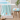 La Dolce Gelato Embroidered Kids Bath Towel - Blue Tint & White
