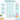La Dolce Gelato Embroidered Kids Bath Towel - Blue Tint & White