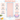 Melone Bliss Embroidered Kids Bath Towel - Peach & White