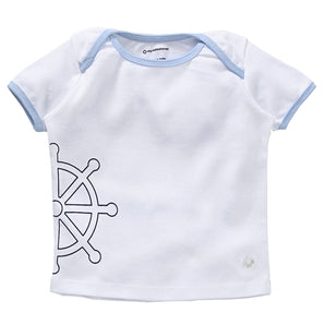 Baby Top and Bottom Set - Boys - Baby Blue