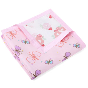 Muslin Blanket - 6 Layered - Butterfly/Floral Print