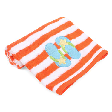 Hand Towel - Orange/White - MyMilestones 