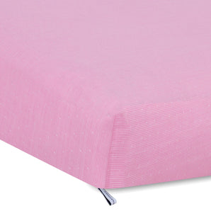 My Milestones Crib Sheet - Dots and Lines - Pink