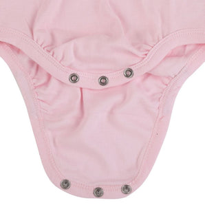 Full Sleeves Bodysuit 2pc- Girls - Aqua/Pink